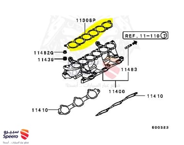 وجه ثلاجة مكينة - MD300483