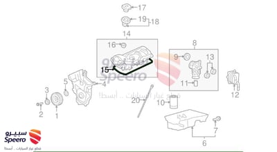 وجه غطاء بلوف يسار