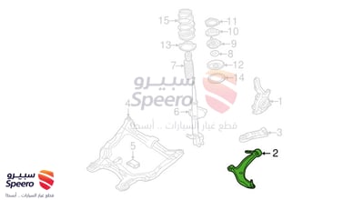 مقص امامي يسار