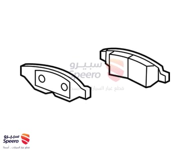 Brake pads R - 13595651