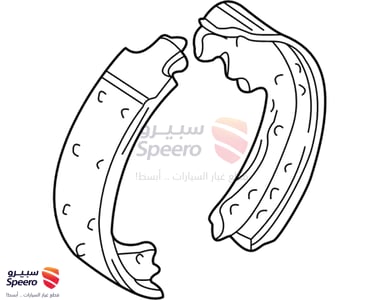 طقم فحمات فرامل خلفية - 19152704