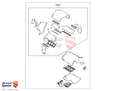 Gasket Kit-Engine Overhaul - 2091025B00