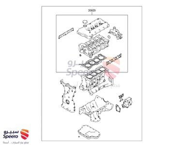 طقم وجيه - 209102CD00
