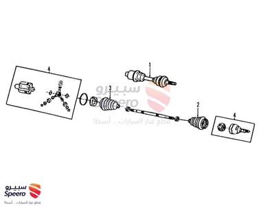 Propeller Shaft Assembly (W/ Driveline Support) - 20990073