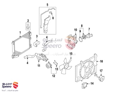مروحة رديتر - 214861FE0A