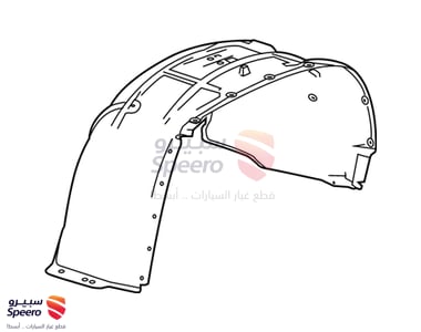 بطانة رفرف امامي يسار - 22806318