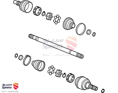 Rear Wheel Drive Shaft - 22813175