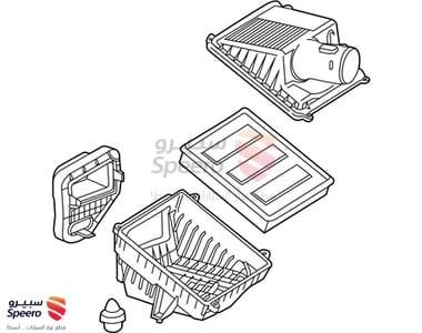 غطا قربة هواء علوي - 23252207