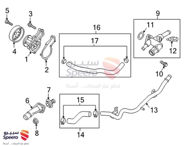 Pump Assembly-Coolant - 251002E005