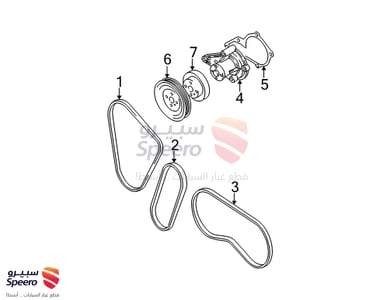 بكرة طرمبة ماء - 2522126021