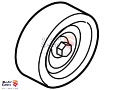Pulley Engine Belt tensioner - 252822G000