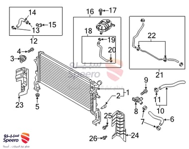 رديتر ماء - 25310J3450