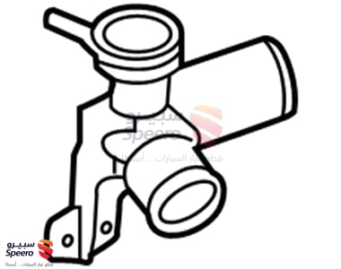 كوع رديتر ماء - 253291P100