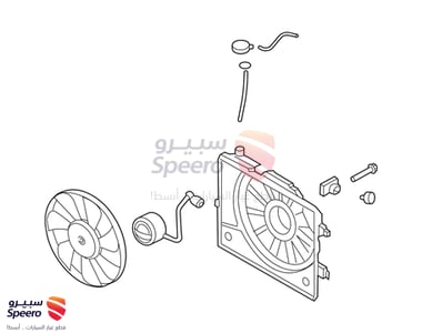 Radiator fan - 253801R050