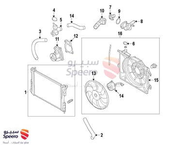 Radiator fan - 253801R050