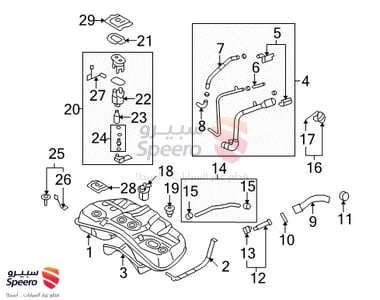 فلتر هواء مكينة - 281133M000