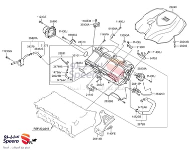 ثلاجة مكينة - 283102G700
