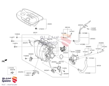بلف بخاخ مكينة - 283212B600
