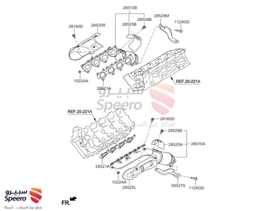 GASKET-EXHAUST MANIFOLD - 285213F500