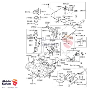 Fuel filter - 319102H000