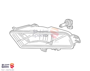Light Assembly, Right Front Fog - 33900T1WA11