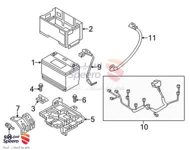 كرسي بطارية - 371502W000