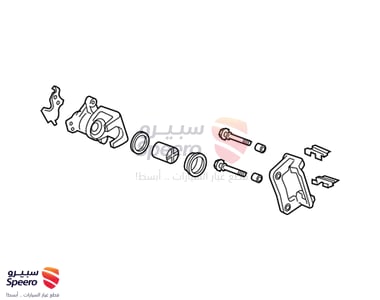 كليبر خلفي يسار - 43019TA0A01