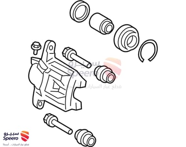 طقم فحمات فرامل خلفية - 4785012240