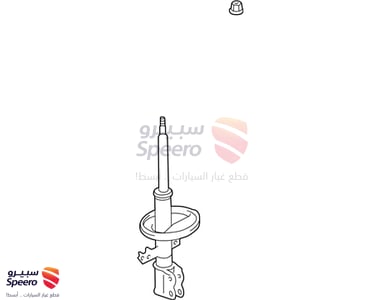 Absorber Assy, Shock, Rear LH - 48540A9150