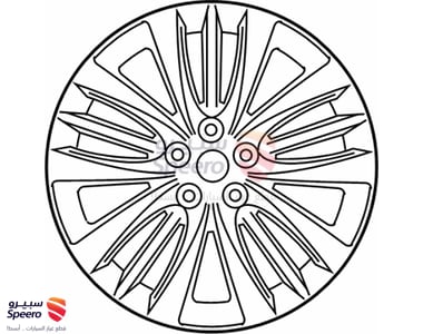 Aluminium Wheel Assembly - 52910B1270