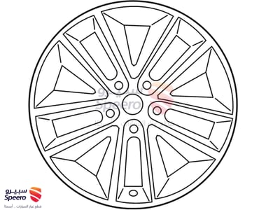Wheel Assembly-Aluminum - 52910C5110