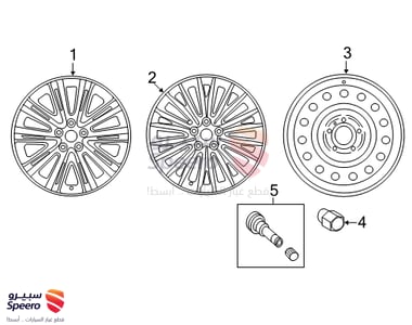 Wheel Assembly-Aluminum - 52910F6310