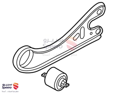 Arm Assembly-Rear Trailing Arm, RH - 552803S000