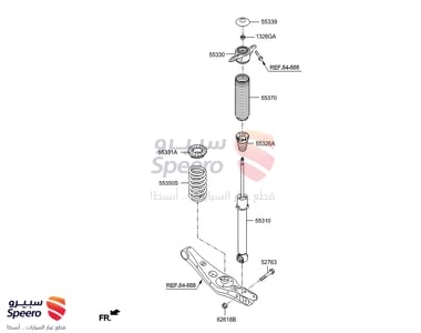 shock absorber R - 55311D3000
