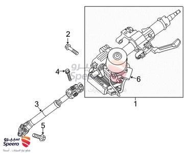 COLUMN ASSY-STEERING,UPPER - 56310A7110