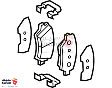 طقم فحمات فرامل امامية - 581012VA10