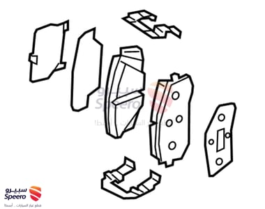 Brake pads F - 58101D4A20