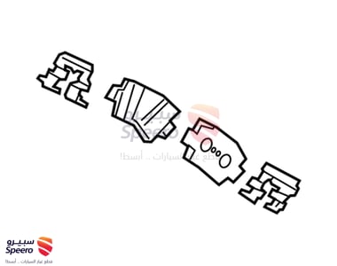 طقم فحمات فرامل خلفية - 58302D5A50