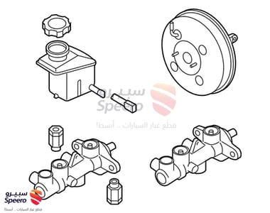 brake master cylinder - 585101G000