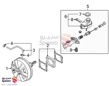 Cylinder Assembly-Brake - 585102F320