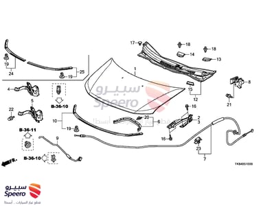 Hood - 60100TK8A90ZZ