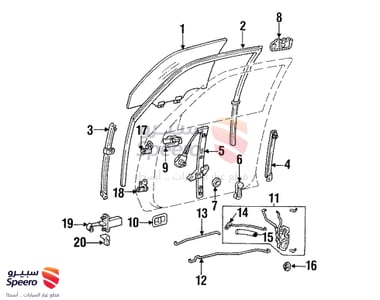 يد باب خارجي امامي يسار - 6922032091A1