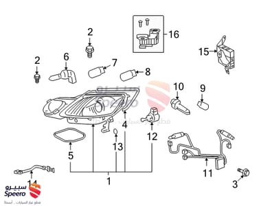 Headlamp Unit Assembly, Right - 8114030B50