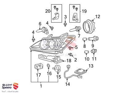 Headlamp Unit Assembly, Left - 8117033740