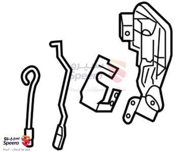 Latch Assembly-Front Door, RH - 8132025030