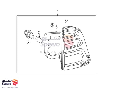 Right Rear Light - 8158160010
