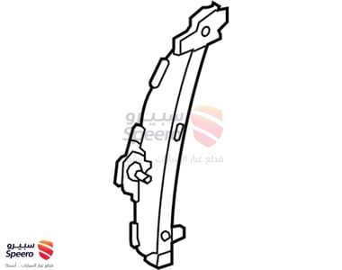 مكينة زجاج امامي يمين - 824011G000