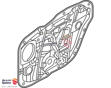 مكينة زجاج امامي يمين - 82481F2030