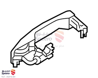 يد باب خارجي امامي يسار - 82651B2710