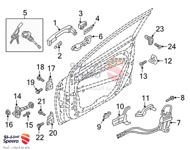 Door Handle Out - 82651F2210